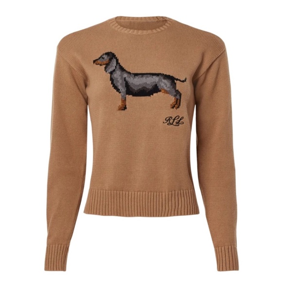 NWOT Ralph Lauren Dachshund/ weiner dog sweater - Picture 1 of 7